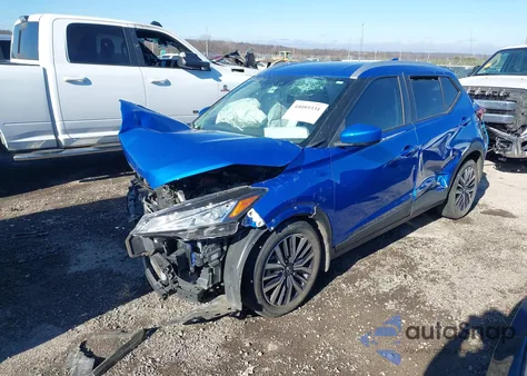 2022 Nissan Kicks Sv Xtronic Cvt из США, поврежденный, VIN 3N1CP5CV7NL521615